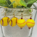 Softball Earrings