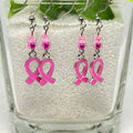 Breast Cancer Awareness Earrings. Share With A Friend Set